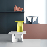 Plank Modern Office Square Tall Coffee Side Table - Gavisco Office Furniture